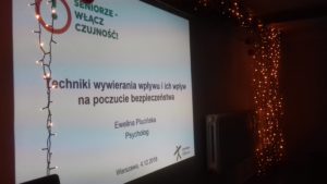 Spotkanie dot. bezpieczeństwa w ramach projektu „Klucz bezpieczeństwa…” 05.12.2018